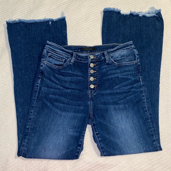 Flying Monkey Denim - Flying Monkey Mid-Rise Flare Blue Jeans Women’s size 30
